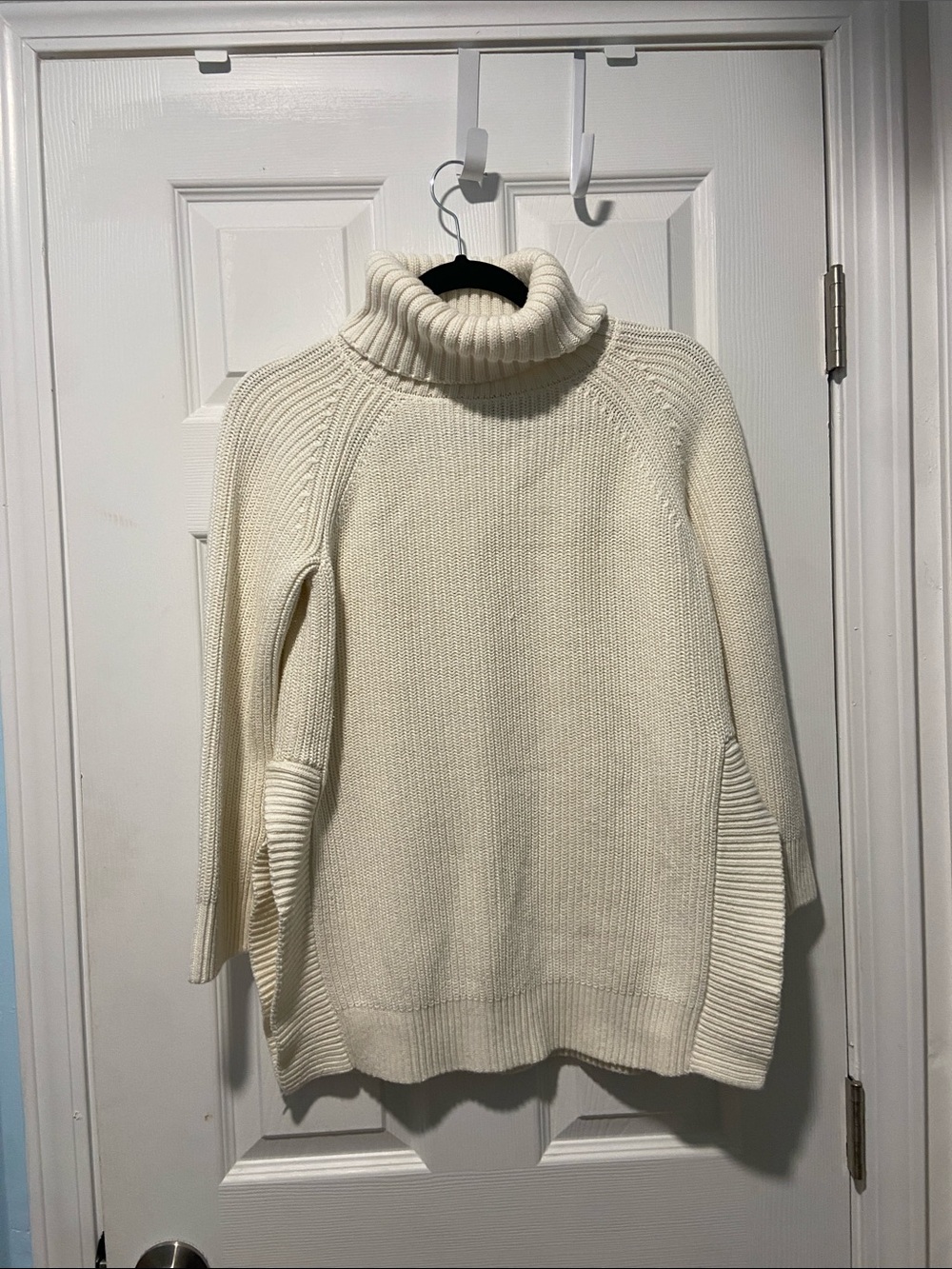 kate spade Cream Cable-Detail Turtleneck Sweater